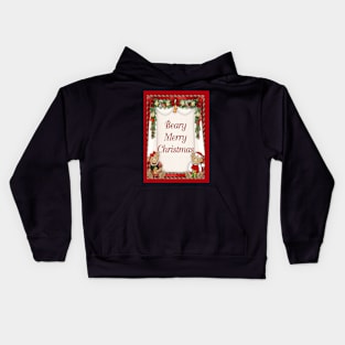 Beary Merry Christmas Kids Hoodie